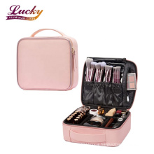 Makeup Bag Travel Cosmetic Bag for Women Cute Makeup Case Large Leather Cosmetic Train Case Organizer for Cosmetics Makeup tools